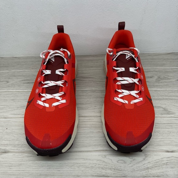 Nike React Terra Kiger 9 Trail Running Shoes Picante Red DR2693-600 Mens Sz 12.5 - Picture 3 of 8